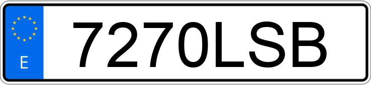 Numer rejestracyjny 7270LSB posiada VOLKSWAGEN T-ROC