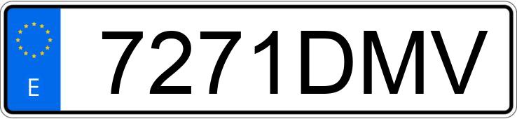 Numer rejestracyjny 7271DMV posiada SEAT LEON