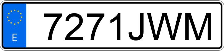 Numer rejestracyjny 7271JWM posiada NISSAN QASHQAI