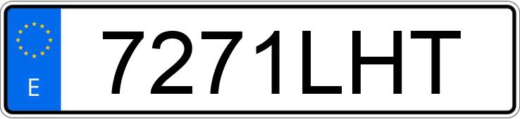 Numer rejestracyjny 7271LHT posiada BMW SERIE 2