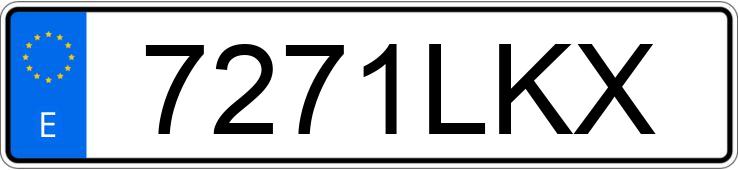 Registreringsnummeret 7271LKX har HYUNDAI I20
