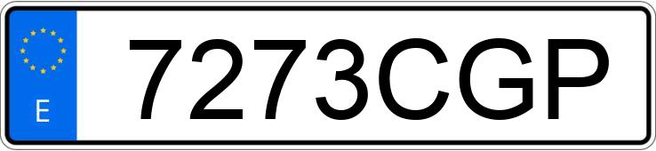 Numer rejestracyjny 7273CGP posiada VOLVO S60