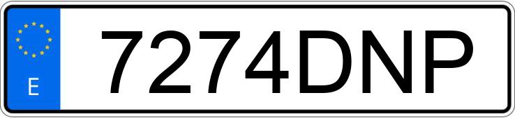 Numer rejestracyjny 7274DNP posiada RENAULT MEGANE
