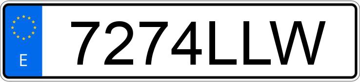 Numer rejestracyjny 7274LLW posiada CITROEN C3