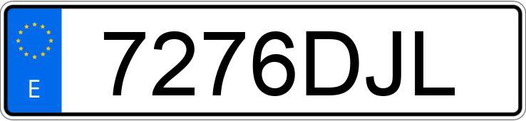 Numer rejestracyjny 7276DJL posiada SKODA OCTAVIA