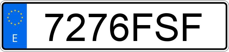 Numer rejestracyjny 7276FSF posiada MAN TG