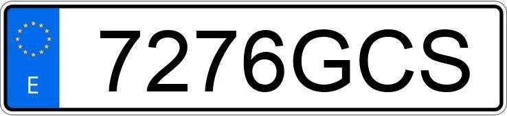 Numer rejestracyjny 7276GCS posiada PEUGEOT 308