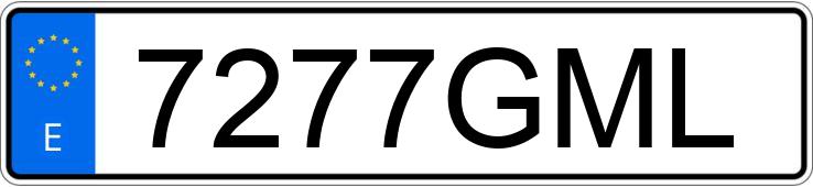 Numer rejestracyjny 7277GML posiada HYUNDAI I30
