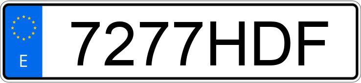 Numer rejestracyjny 7277HDF posiada NISSAN QASHQAI Numer rejestracyjny 7277HDF posiada NISSAN QASHQAI