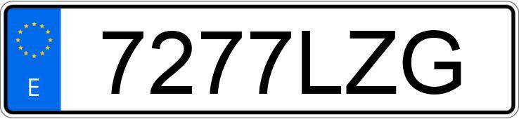 Numer rejestracyjny 7277LZG posiada TOYOTA COROLLA Numer rejestracyjny 7277LZG posiada TOYOTA COROLLA