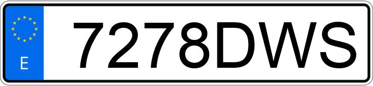 Numer rejestracyjny 7278DWS posiada MERCEDES VITO Numer rejestracyjny 7278DWS posiada MERCEDES VITO