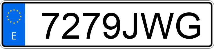 Numer rejestracyjny 7279JWG posiada DACIA SANDERO