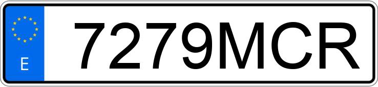 Numer rejestracyjny 7279MCR posiada VOLKSWAGEN T-CROSS