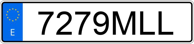 Numer rejestracyjny 7279MLL posiada TOYOTA PROACE CITY VERSO