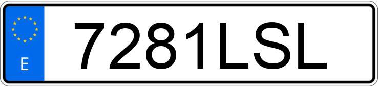 Numer rejestracyjny 7281LSL posiada MV AGUSTA RAPIDO SPORT