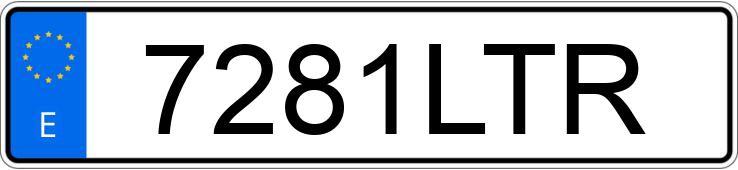 Numer rejestracyjny 7281LTR posiada VOLKSWAGEN GOLF Numer rejestracyjny 7281LTR posiada VOLKSWAGEN GOLF