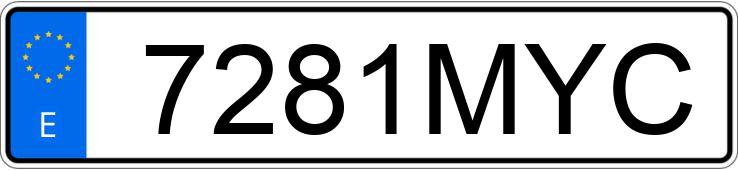 Numer rejestracyjny 7281MYC posiada RIEJU CENTURY