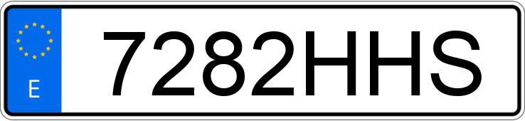 Numer rejestracyjny 7282HHS posiada PEUGEOT 3008