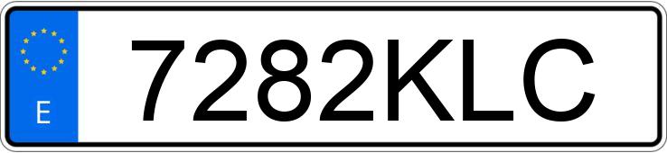 Registreringsnummeret 7282KLC har RENAULT KANGOO