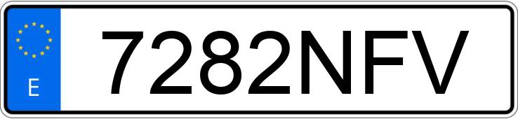 Numer rejestracyjny 7282NFV posiada SKODA KODIAQ