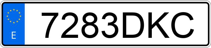 Numer rejestracyjny 7283DKC posiada KIA SORENTO