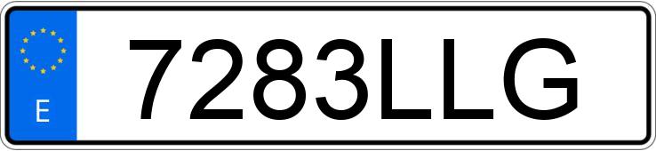 Numer rejestracyjny 7283LLG posiada DS DS3 CROSSBACK