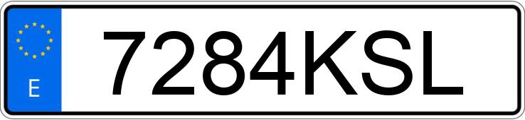 Numer rejestracyjny 7284KSL posiada VOLKSWAGEN POLO Numer rejestracyjny 7284KSL posiada VOLKSWAGEN POLO