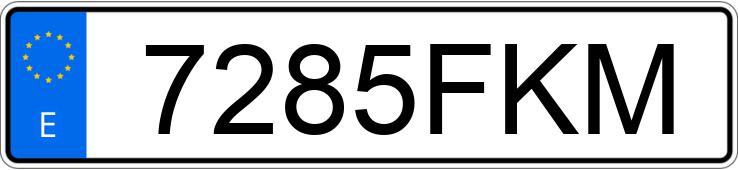 Numer rejestracyjny 7285FKM posiada PEUGEOT 307 Numer rejestracyjny 7285FKM posiada PEUGEOT 307