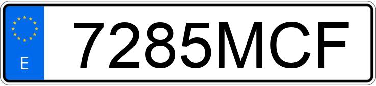 Numer rejestracyjny 7285MCF posiada MERCEDES CLA (118)