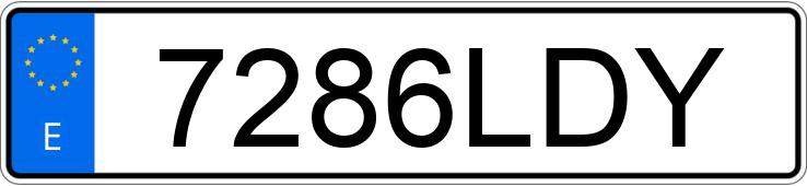 Registreringsnummeret 7286LDY har MERCEDES SPRINTER Registreringsnummeret 7286LDY har MERCEDES SPRINTER
