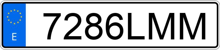 Numer rejestracyjny 7286LMM posiada BMW X3