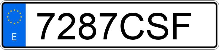 Numer rejestracyjny 7287CSF posiada BMW SERIE 3 Numer rejestracyjny 7287CSF posiada BMW SERIE 3