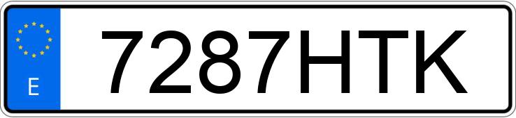 Numer rejestracyjny 7287HTK posiada CHEVROLET-GM CAPTIVA