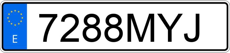 Numer rejestracyjny 7288MYJ posiada VOLKSWAGEN T-CROSS