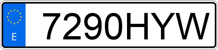 Numer rejestracyjny 7290HYW posiada BMW SERIE 5 Numer rejestracyjny 7290HYW posiada BMW SERIE 5