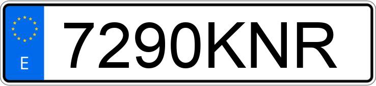 Numer rejestracyjny 7290KNR posiada ABARTH 595 Numer rejestracyjny 7290KNR posiada ABARTH 595