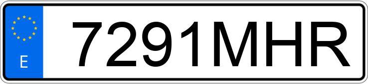 Numer rejestracyjny 7291MHR posiada SEAT ARONA