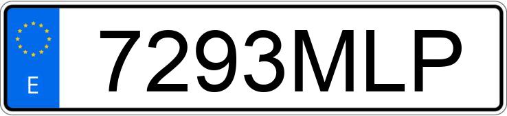 Numer rejestracyjny 7293MLP posiada TOYOTA YARIS CROSS