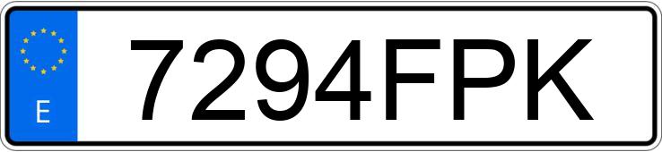 Numer rejestracyjny 7294FPK posiada SEAT LEON