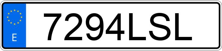 Numer rejestracyjny 7294LSL posiada MERCEDES ACTROS