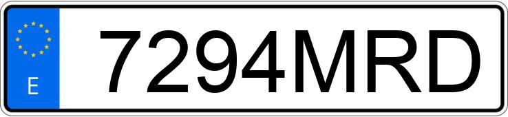 Numer rejestracyjny 7294MRD posiada PEUGEOT 208