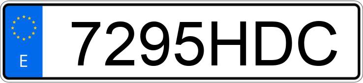 Le numéro d’enregistrement 7295HDC a RENAULT CLIO