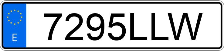 Registreringsnummeret 7295LLW har VOLKSWAGEN POLO