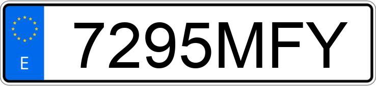 Numer rejestracyjny 7295MFY posiada ROLLS ROYCE SPECTRE