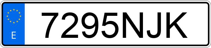 Numer rejestracyjny 7295NJK posiada AUDI Q2