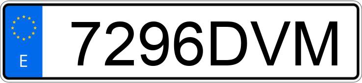 Numer rejestracyjny 7296DVM posiada TOYOTA HILUX