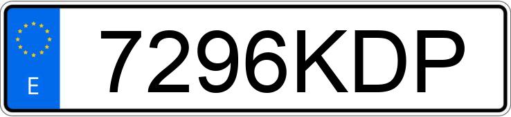 Numer rejestracyjny 7296KDP posiada VOLKSWAGEN CRAFTER