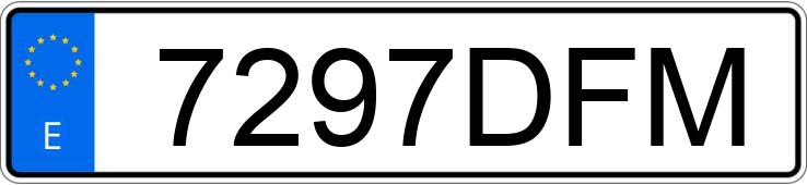 Numer rejestracyjny 7297DFM posiada SEAT TOLEDO Numer rejestracyjny 7297DFM posiada SEAT TOLEDO