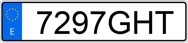 Numer rejestracyjny 7297GHT posiada PORSCHE CAYMAN