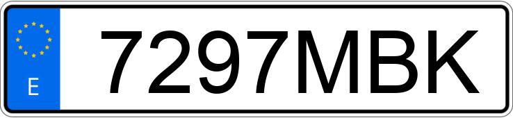 Numer rejestracyjny 7297MBK posiada FIAT DUCATO